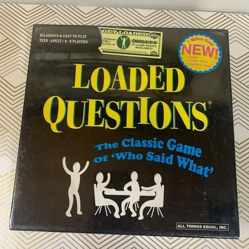 Loaded Questions Family Classic Party Board Game of Who Said What New Sealed